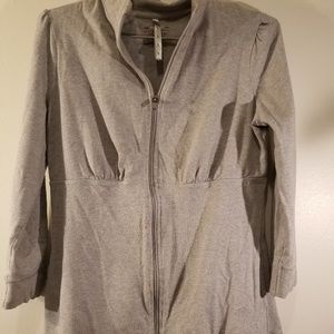 Danskin grey zippered jacket size medium